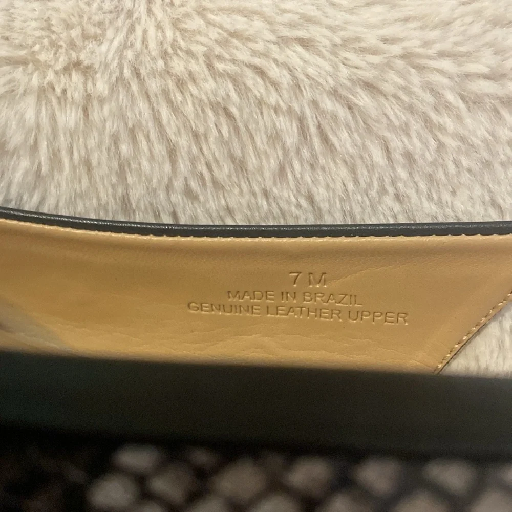 Talbots Black and Snake Print‎ Women's Shoes